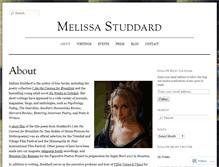 Tablet Screenshot of melissastuddard.com